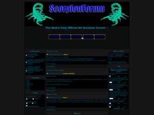 ScorpionForum:The Webs only Official all Scorpion