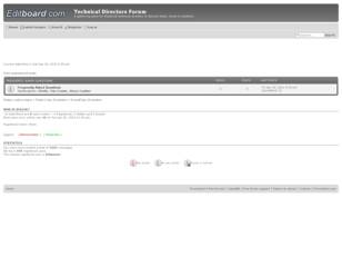 Free forum : Technical Directors Forum
